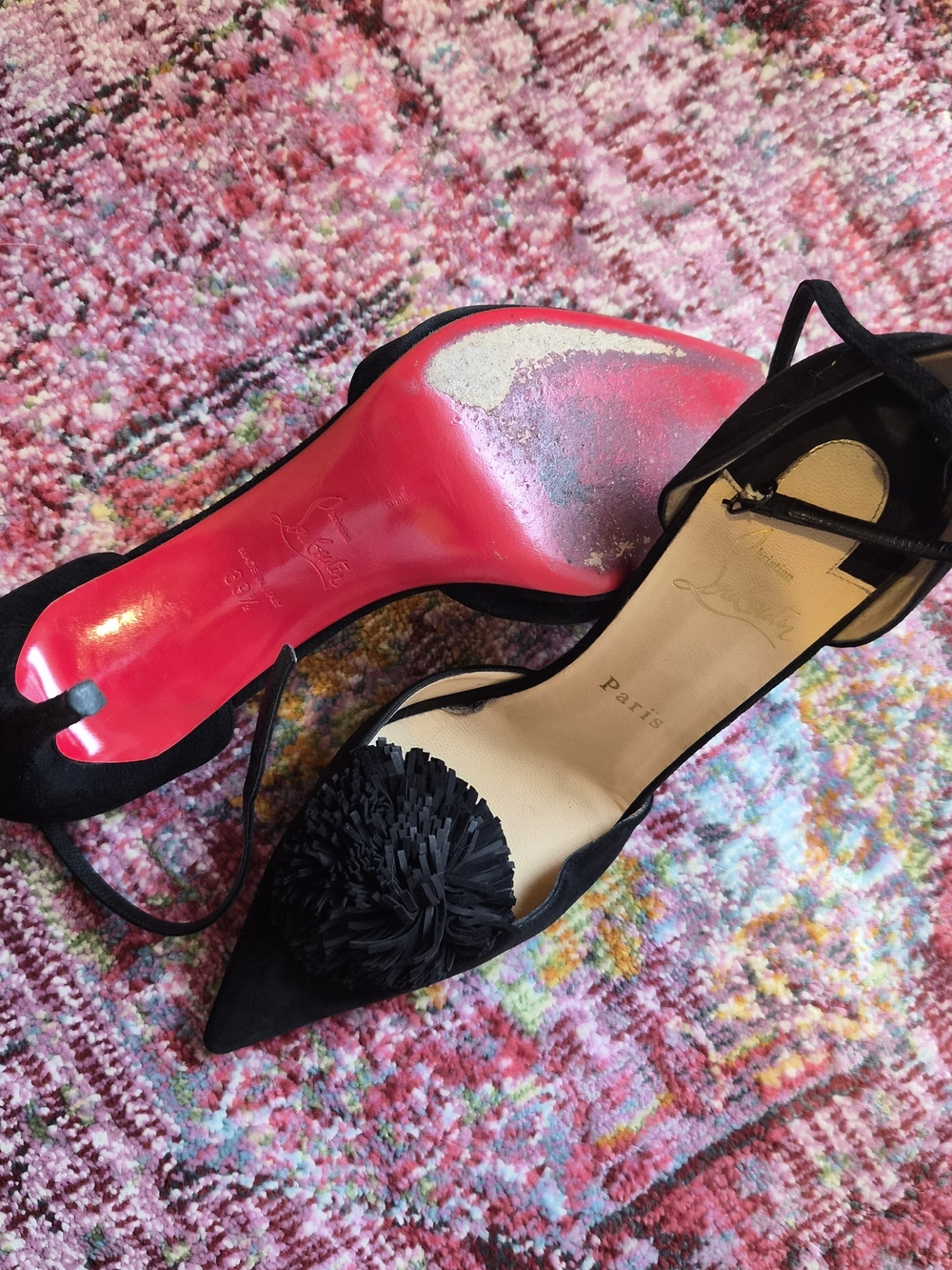 Louboutin Pom-Pom Heels